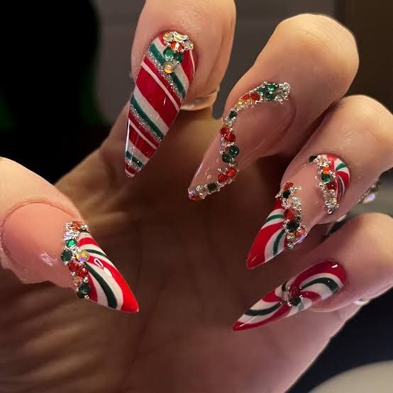 Clean Cuticle Work Even Application Visual Idea Clean Cuticle Work Even Application Visual Idea — Christmas Acrylic Nails 2026