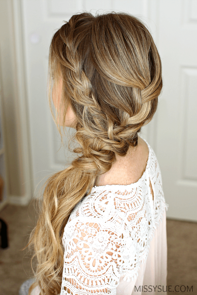 Honey Blonde Side Braid Honey Blonde Side Braid — Prom Hairstyles Braids 2027