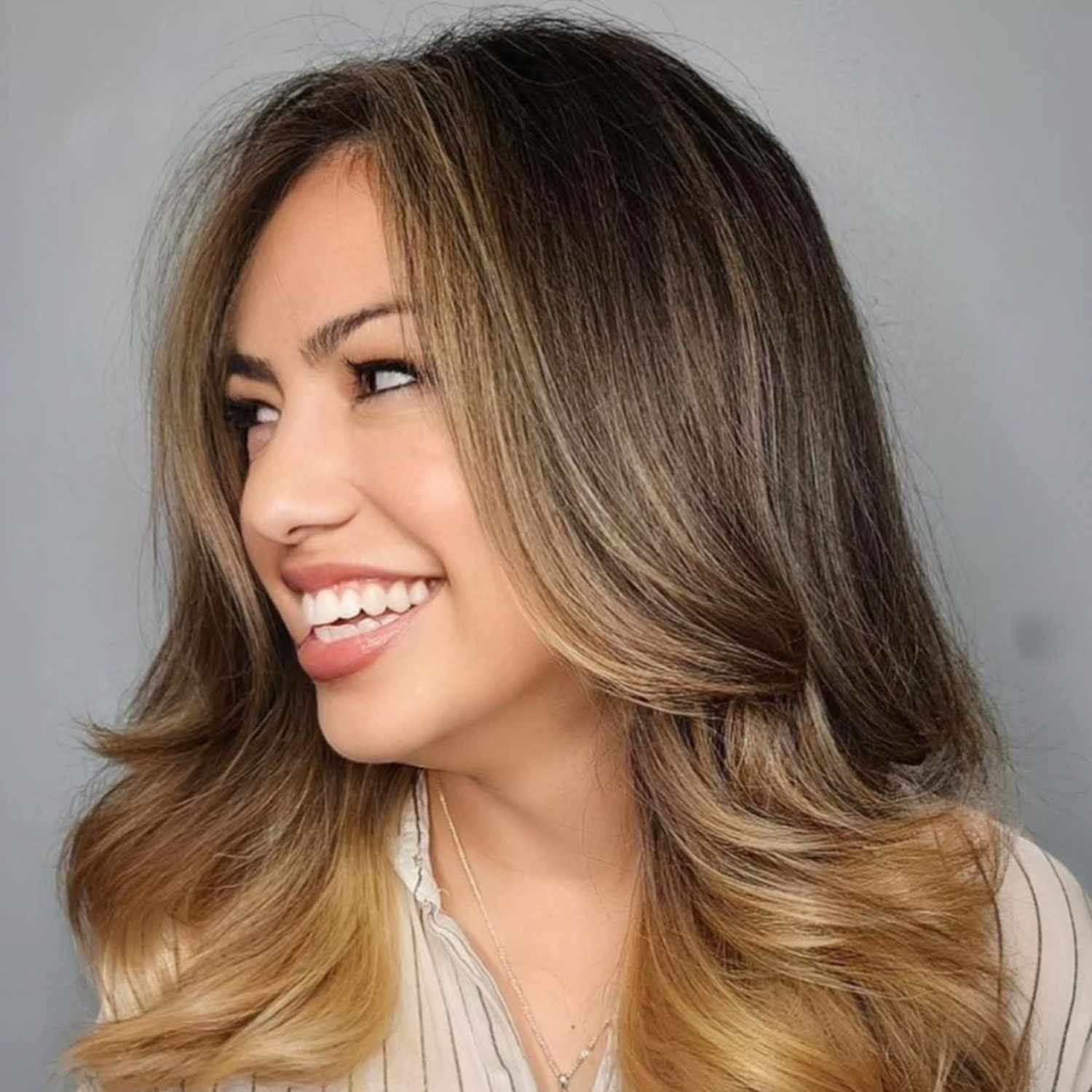 Dark Brown With Caramel Balayage — Spring Balayage 2027