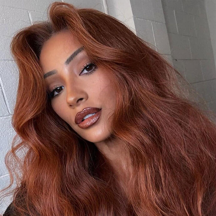 Rich Dimensional Copper Waves Rich Dimensional Copper Waves — Copper Penny Hair 2027