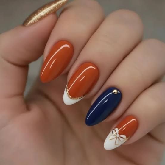 Clean Cuticle Work Smooth Application Visual Idea Clean Cuticle Work Smooth Application Visual Idea — Orange Summer Nails 2027