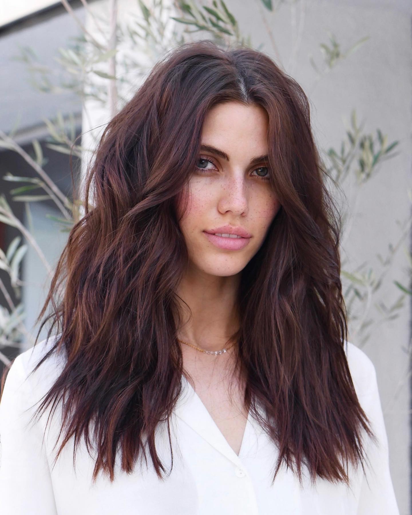 Dark Brown Subtle Highlights Visual Idea Dark Brown Subtle Highlights Visual Idea — Hair Color 2027 for Pale Skin