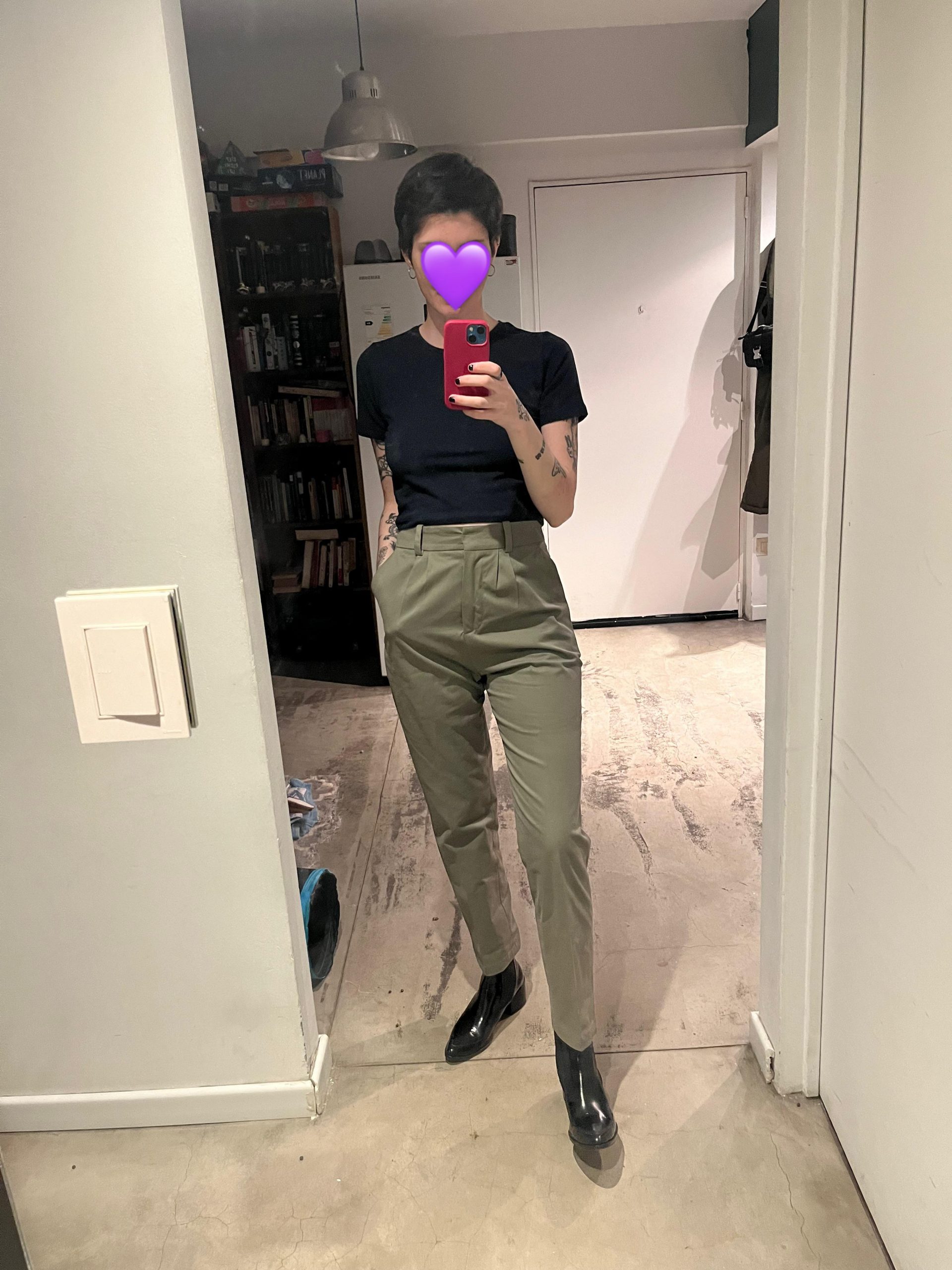 Olive Green Trousers with Navy Top for Travel Olive Green Trousers with Navy Top for Travel — Business Trip Outfits 2027