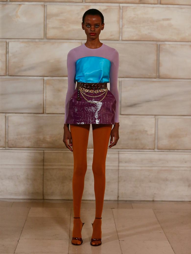 Sheer Pleated Skirt with Vest Sheer Pleated Skirt with Vest — Sheer Top Outfits 2027