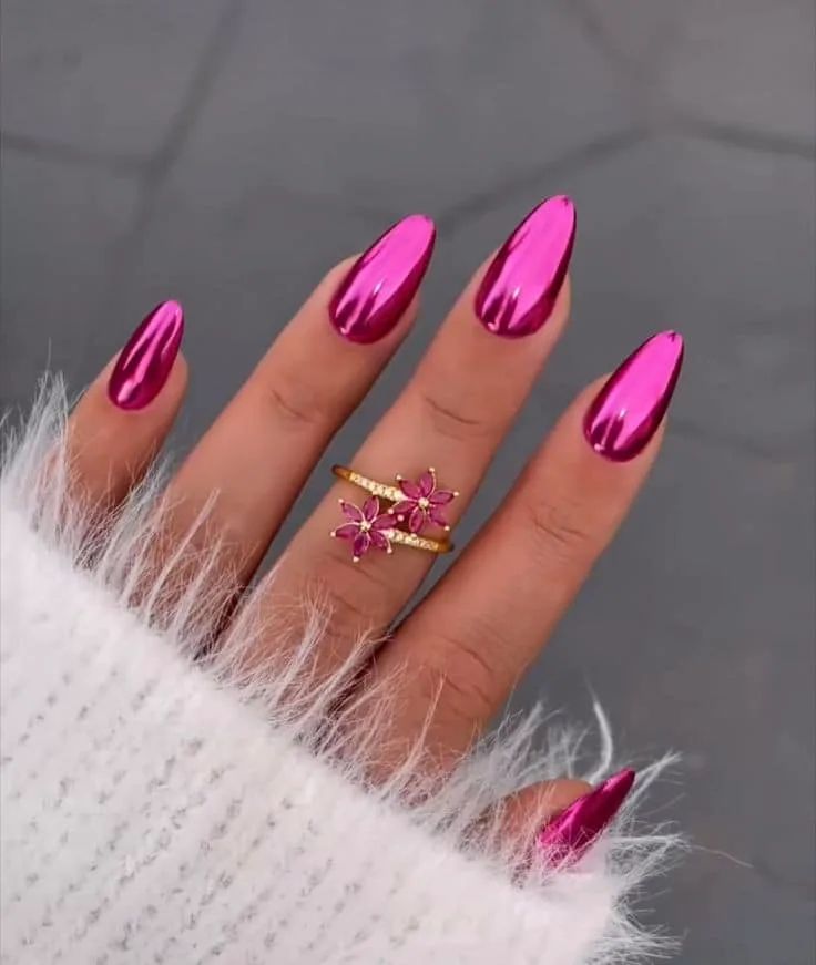 Chrome Visual Idea Chrome Visual Idea — Magenta Nails 2027