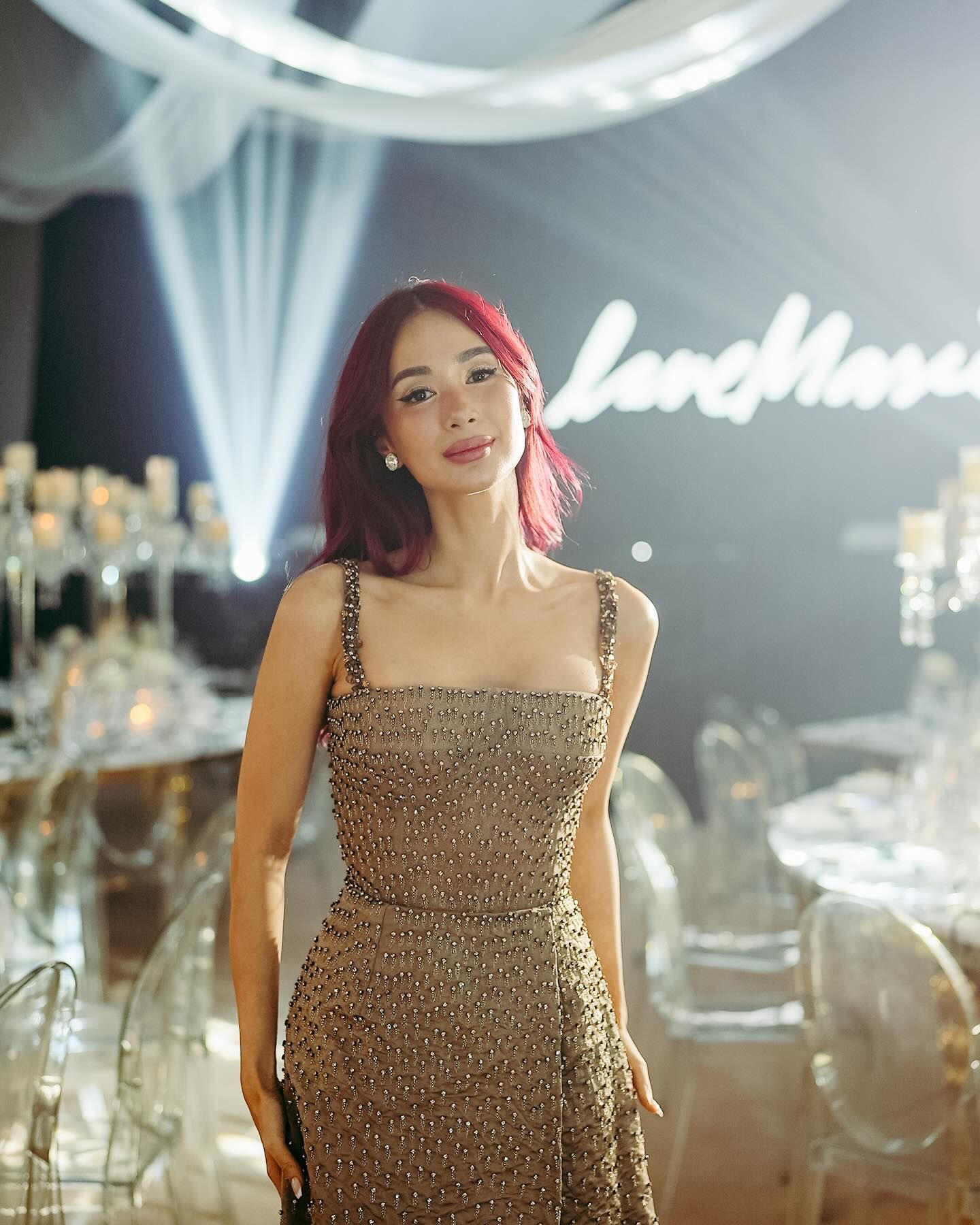 All-Over Embellished Gold Gown for a Birthday Celebration — 40th Birthday Outfits 2027