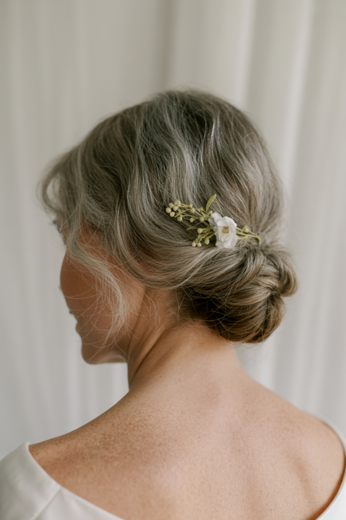 Blonde High Bun with Side Bangs Blonde High Bun with Side Bangs — Bun Hairstyles 2027