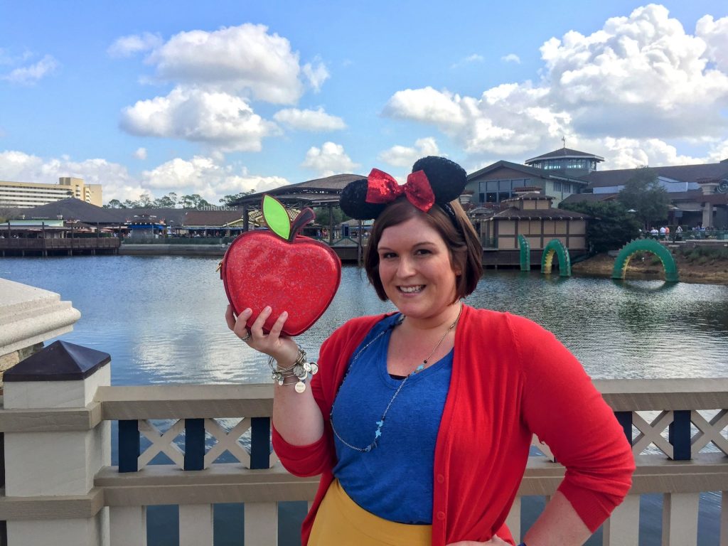 Snow White Inspired Red Cardigan and Yellow Skirt — Disney Winter Outfits 2027