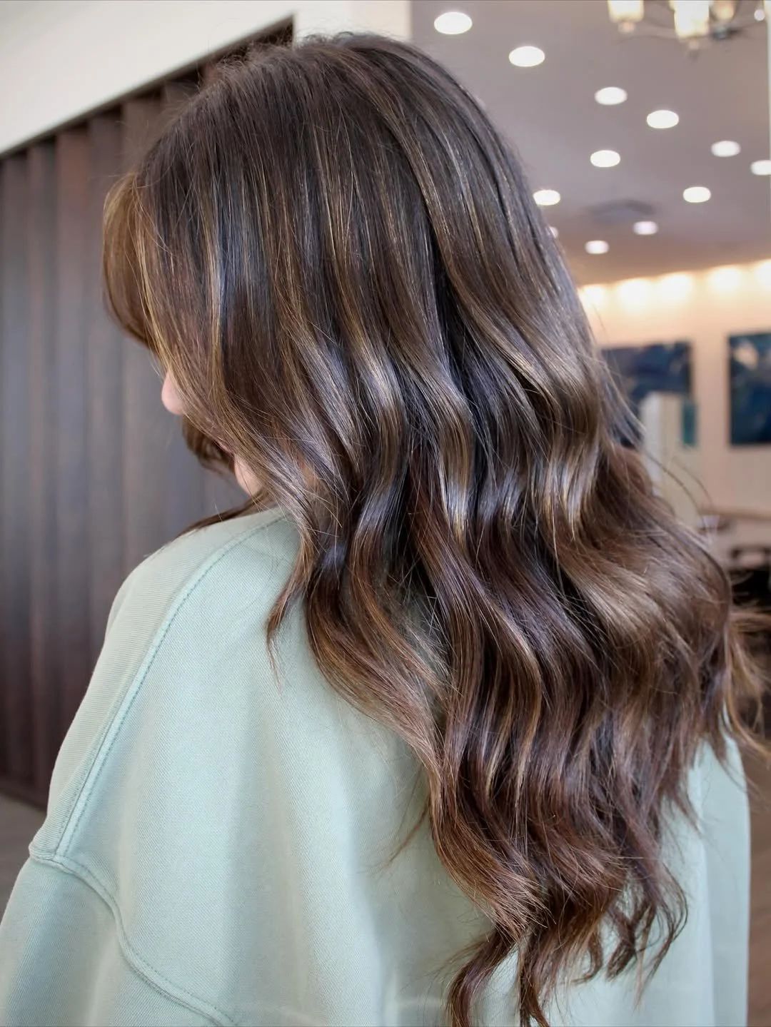 Side View Showing Texture Visual Idea Side View Showing Texture Visual Idea — Rich Brunette 2027