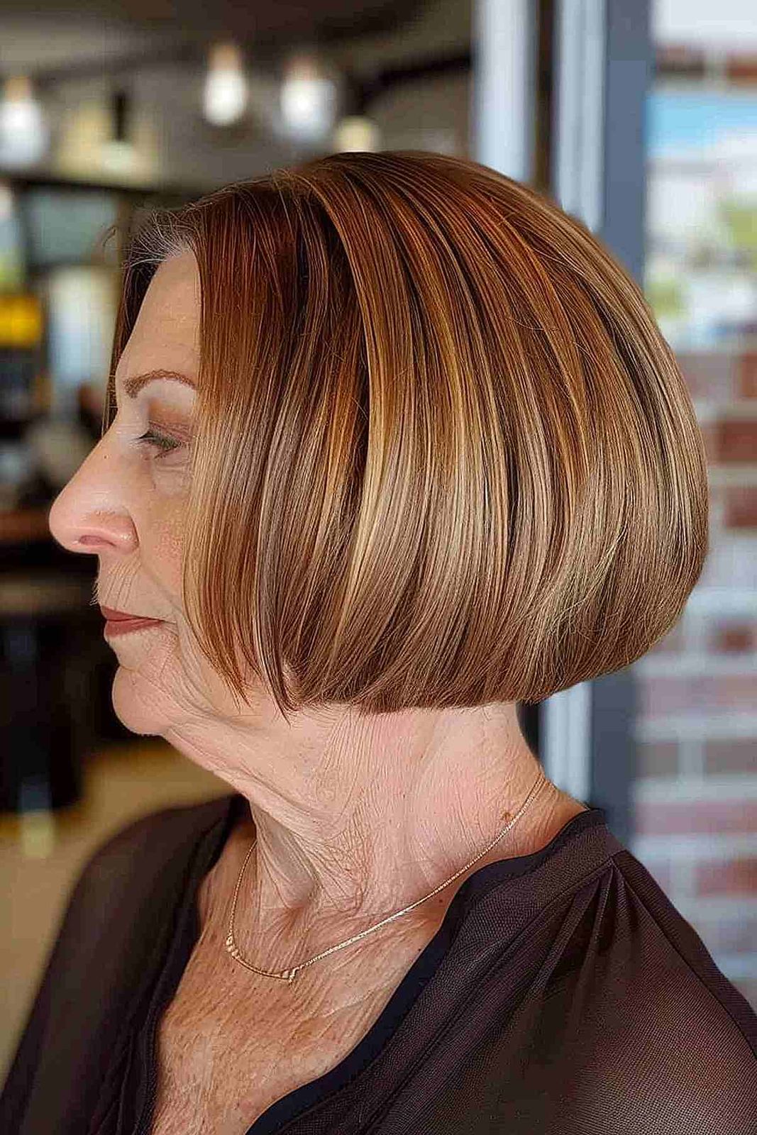 Ear Length Bob With Dimensional Colour Ear Length Bob With Dimensional Colour — Bob 2027 for Straight Hair