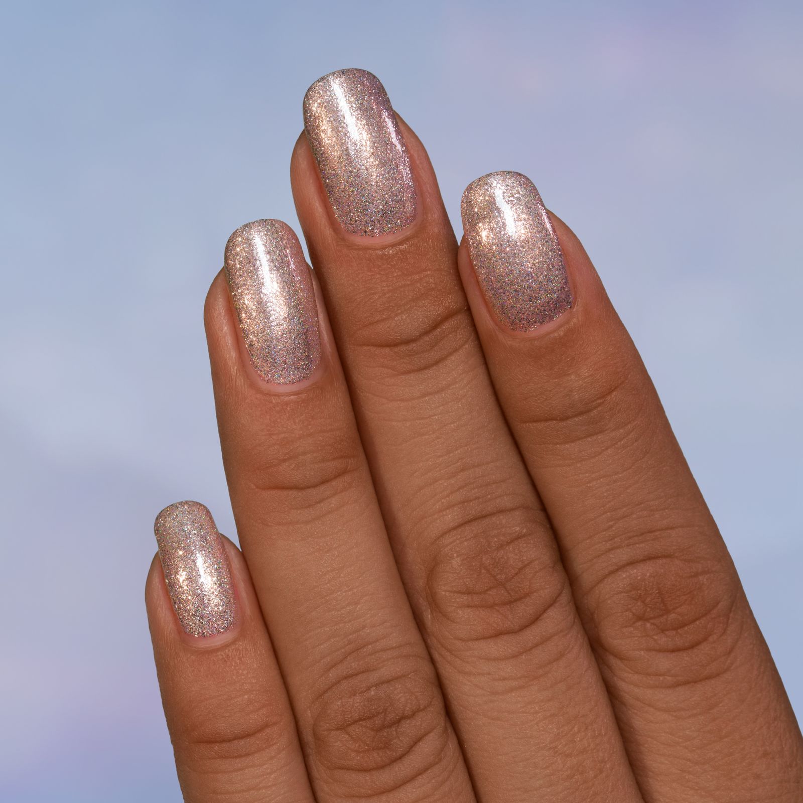 Ultra Metallic Holographic Glitter Visual Idea Ultra Metallic Holographic Glitter Visual Idea — Champagne Nails 2027
