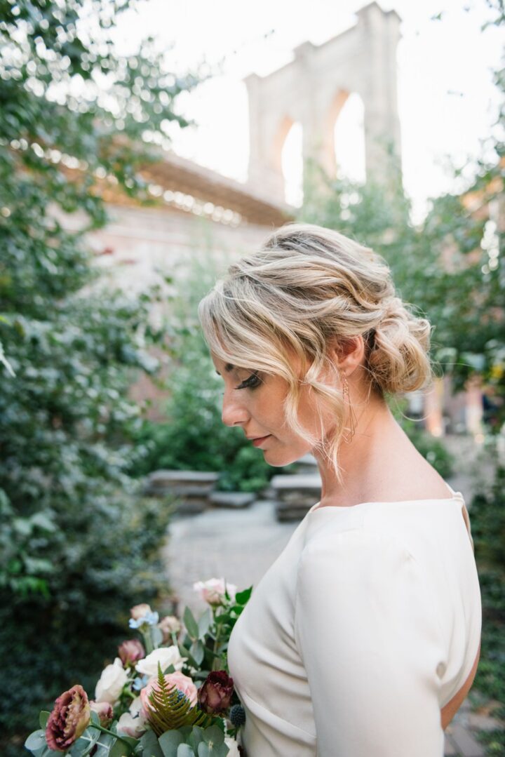 Blonde Bob Soft Updo with Loose Tendrils Blonde Bob Soft Updo with Loose Tendrils — Updos 2027 for Short Hair