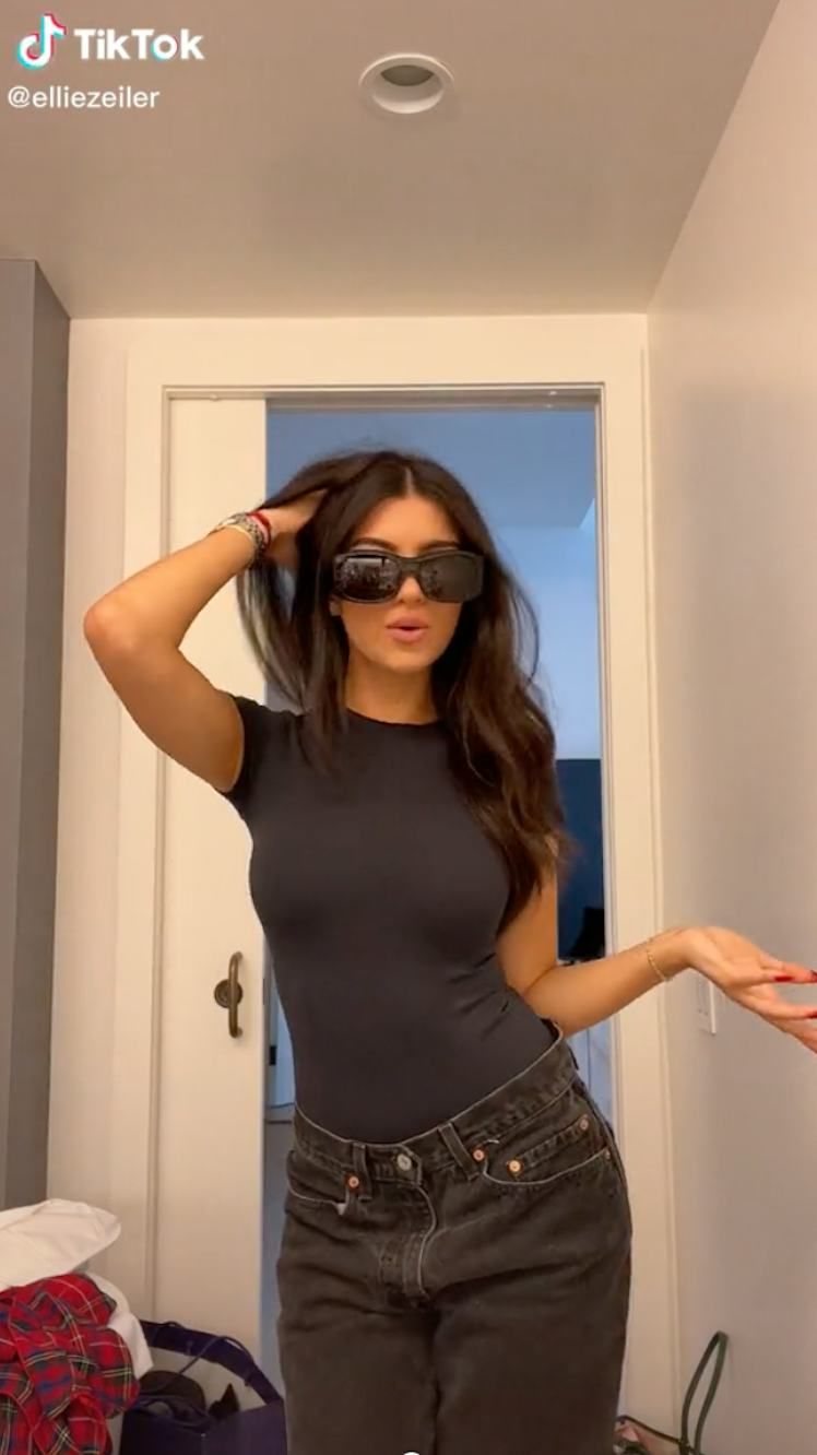 Fitted Bodysuit and Straight Jeans: Sleek Casual Fitted Bodysuit and Straight Jeans: Sleek Casual — TikTok Outfits 2027