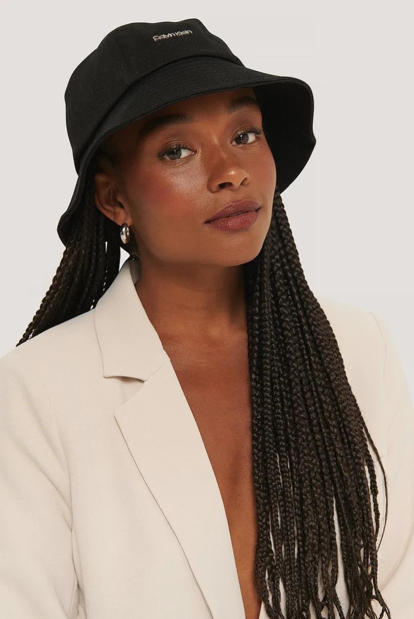 Collarbone Straight Dark Brown With Side Part — Bucket Hat Hairstyles 2027