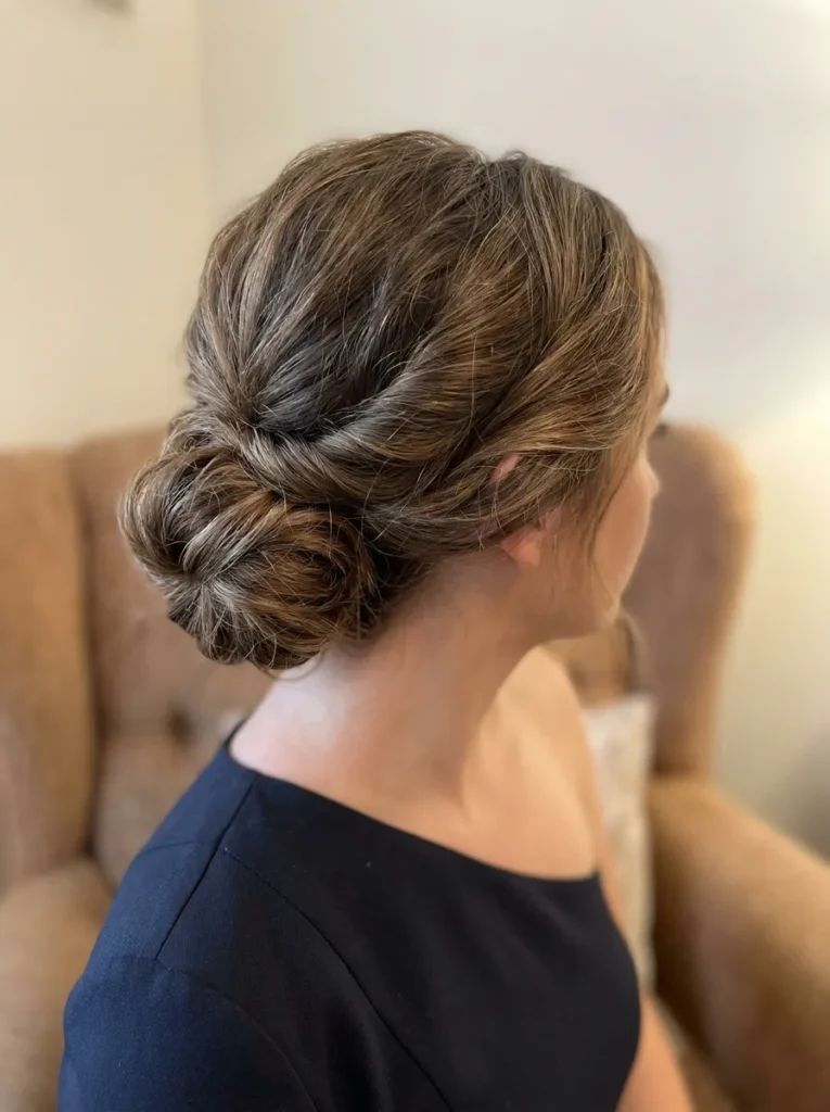 Brown Twisted Sections Bun Brown Twisted Sections Bun — Side Bun Hairstyles 2027