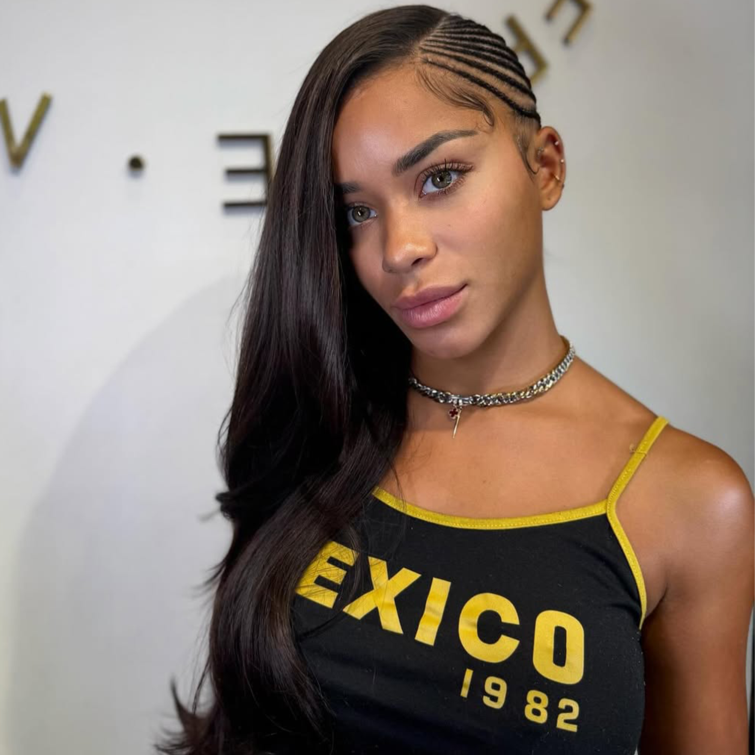 Cornrow and Loose Hair Cornrow and Loose Hair — Side Braided Hairstyles 2027