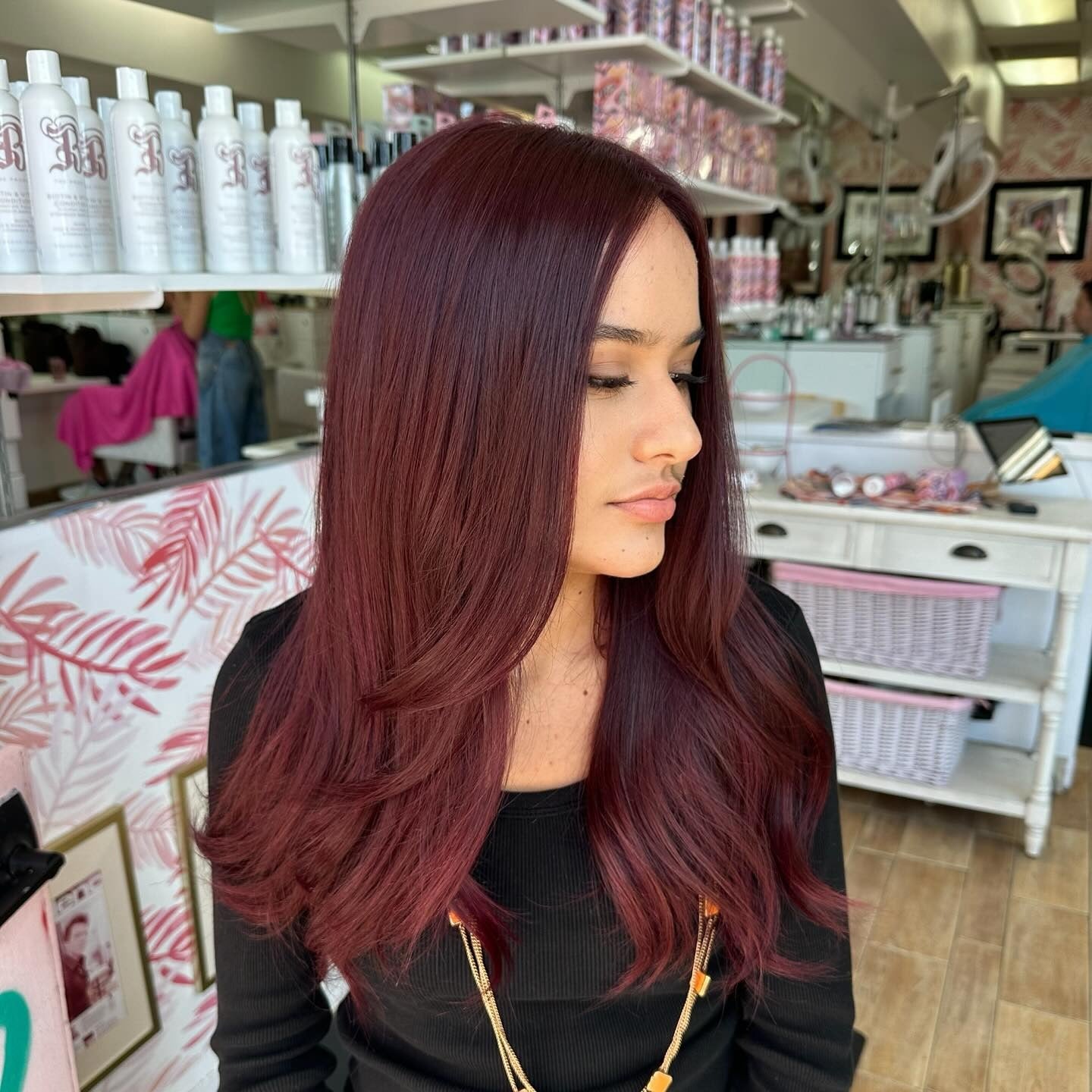 Straight Plum Collarbone Cut Straight Plum Collarbone Cut — Plum Hair 2027