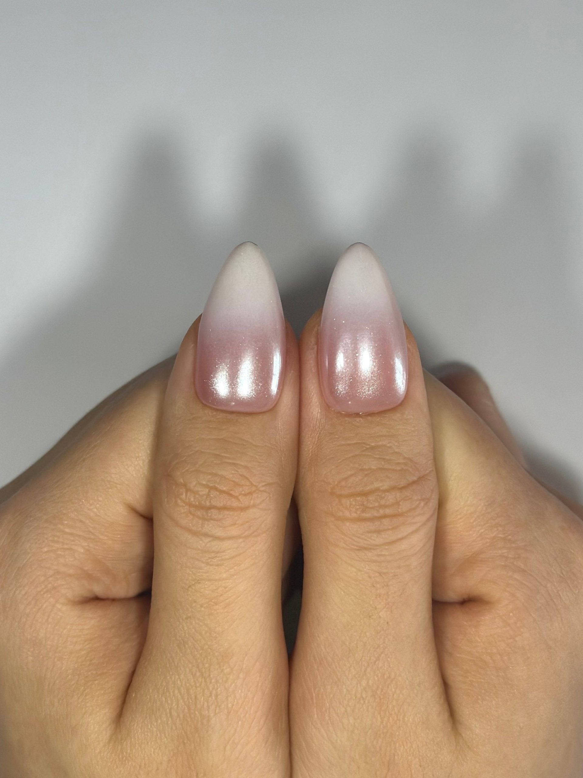 White to Pink Chrome Ombre White to Pink Chrome Ombre — Summer Ombre Nails 2027