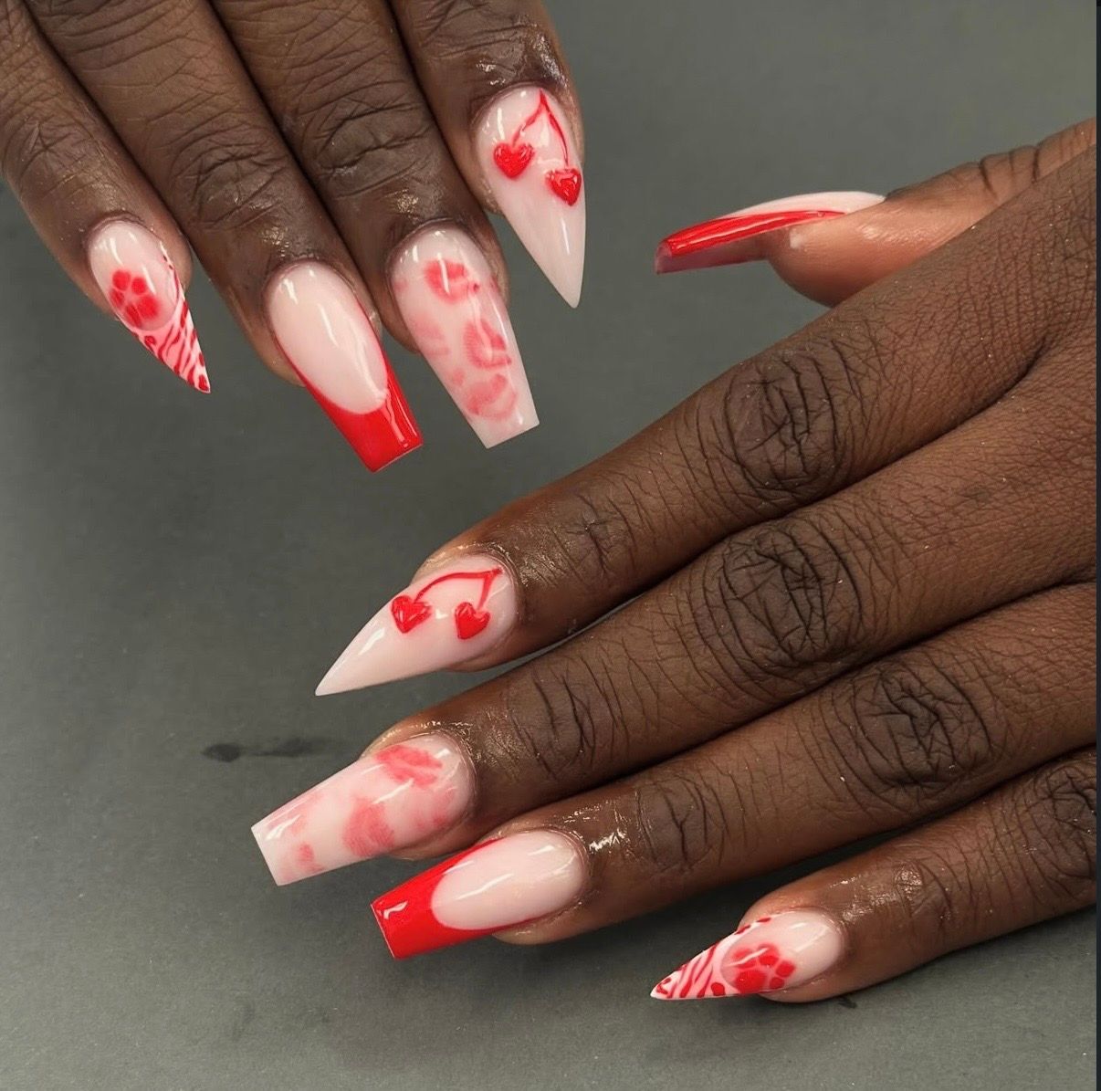 Sharp Cuticle Lines Precise Application Visual Idea Sharp Cuticle Lines Precise Application Visual Idea — Valentines Press On Nails 2027