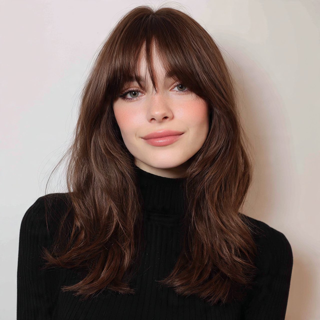 Blunt Bangs on Thick Shoulder Bob Blunt Bangs on Thick Shoulder Bob — Bangs Trends 2027