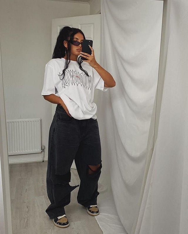 Relaxed Edge: Graphic Tee and Ripped Jeans Relaxed Edge: Graphic Tee and Ripped Jeans — Streetwear Outfits 2027