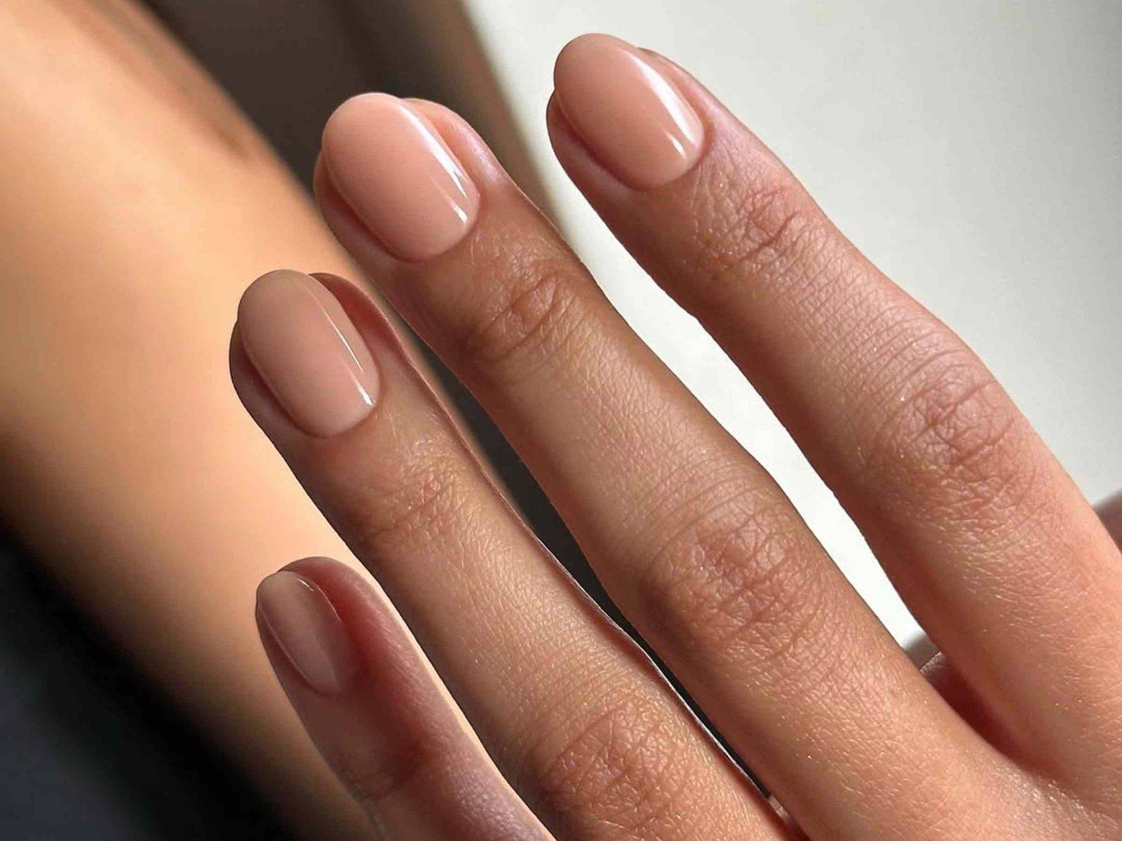 Glossy Visual Idea Glossy Visual Idea — Nude Nails 2027 for Mature Hands