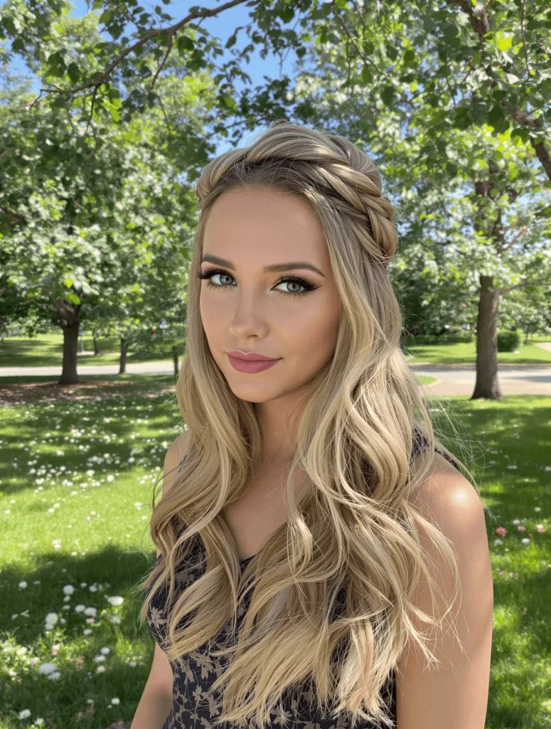31+ Elegant Half Up Half Down Hairstyles to Steal the Show - TheChicSavvy
