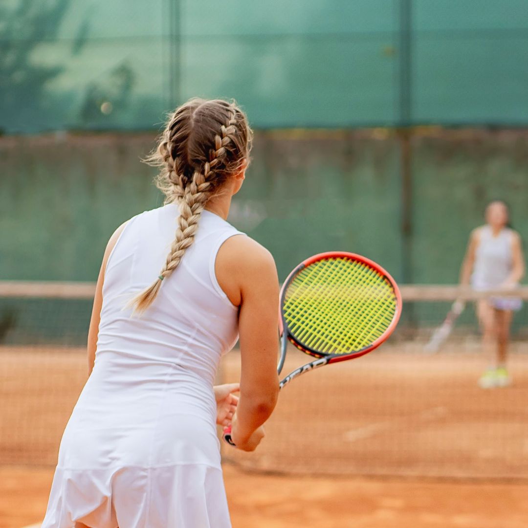 Two Dutch Braids Two Dutch Braids — Tennis Hairstyles 2027