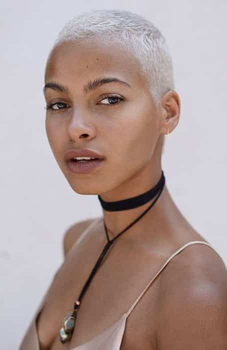 Platinum Blonde Visual Idea — Buzz Cut for Women 2027