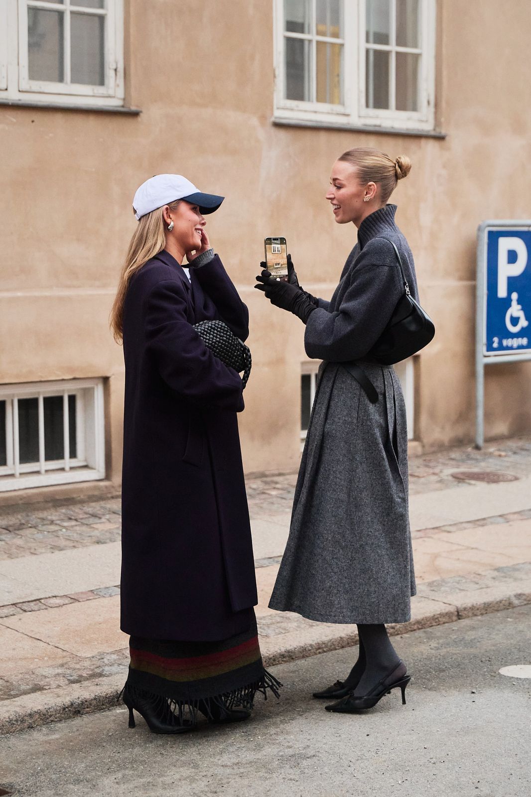 Long Grey Coat Over Turtleneck Dress for Sleek Winter Minimalism — Minimal Scandinavian Outfits 2027