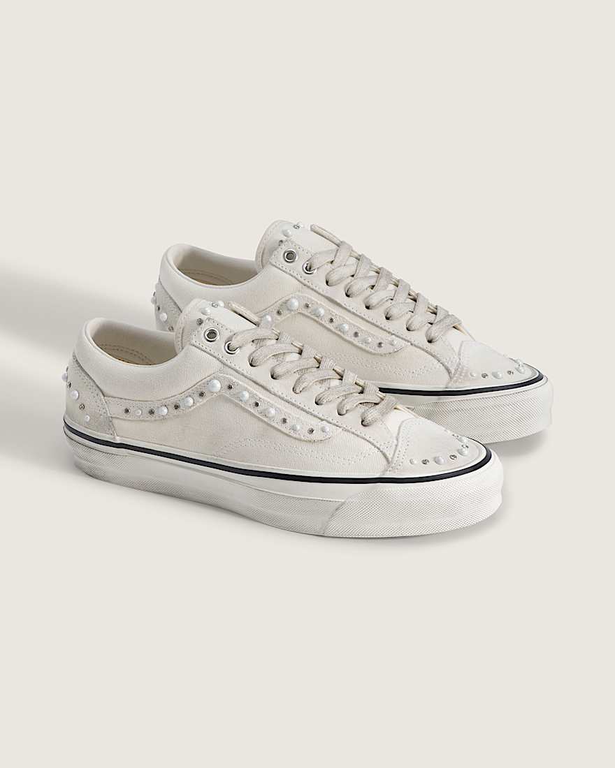 Pearl Embellished Retro Sneakers with Suede Accents Pearl Embellished Retro Sneakers with Suede Accents — Retro Sneakers Outfits 2027