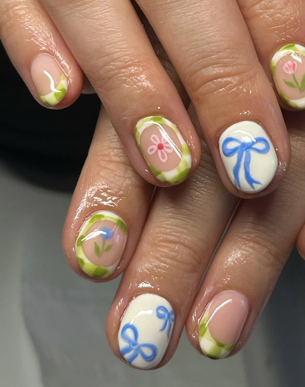 Mixed Bow Nail Art Collection Mixed Bow Nail Art Collection — Small Bow Nails 2027