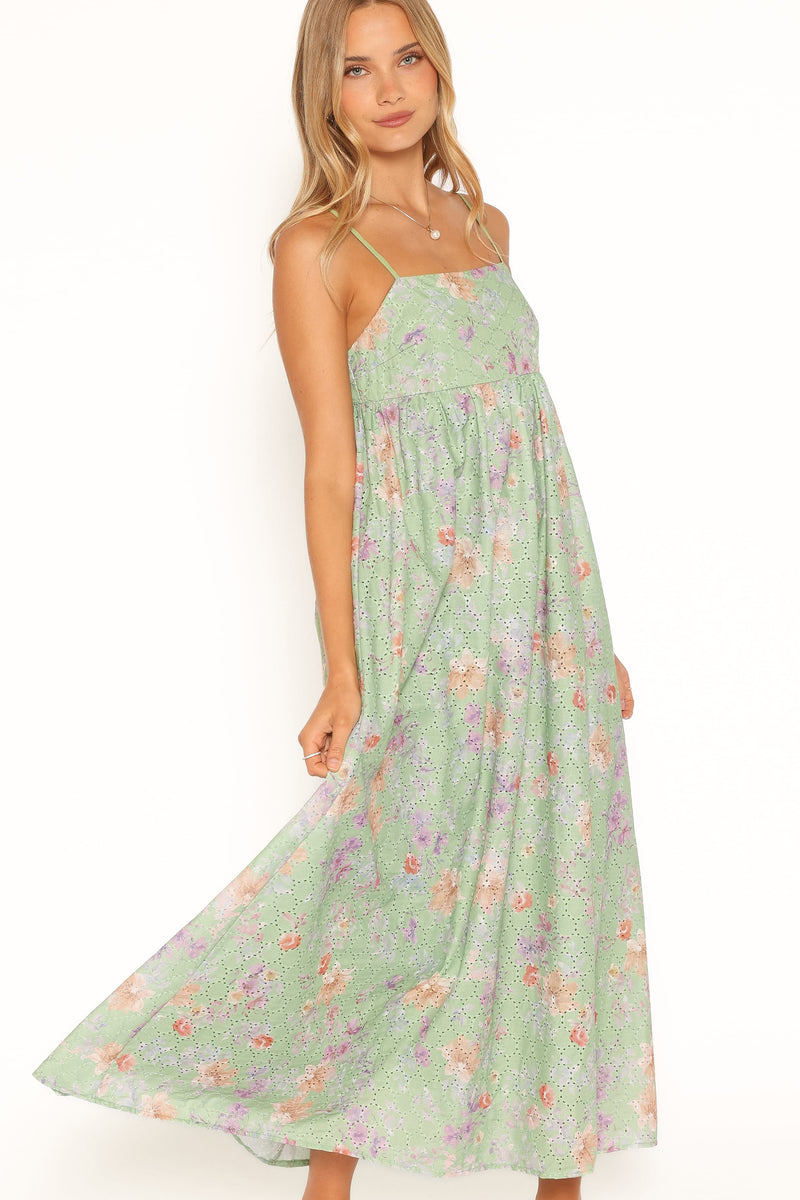 Broderie Anglaise Maxi Dress with Empire Waist for Summer Escapes — Vacation Dresses 2027