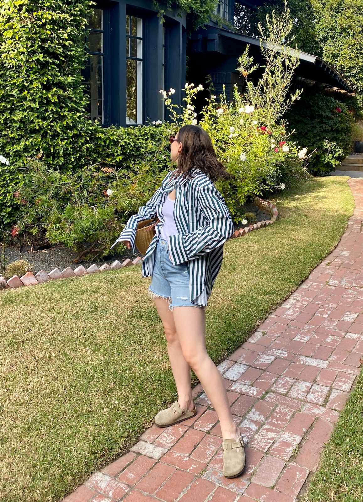 Tan Clogs Outfit Idea Tan Clogs Outfit Idea — Summer Blouse Outfits 2027