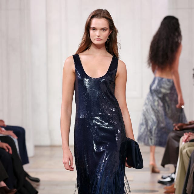 Elegant Midnight Blue Sequin Dress with Fringe — Outfit Trends 2027