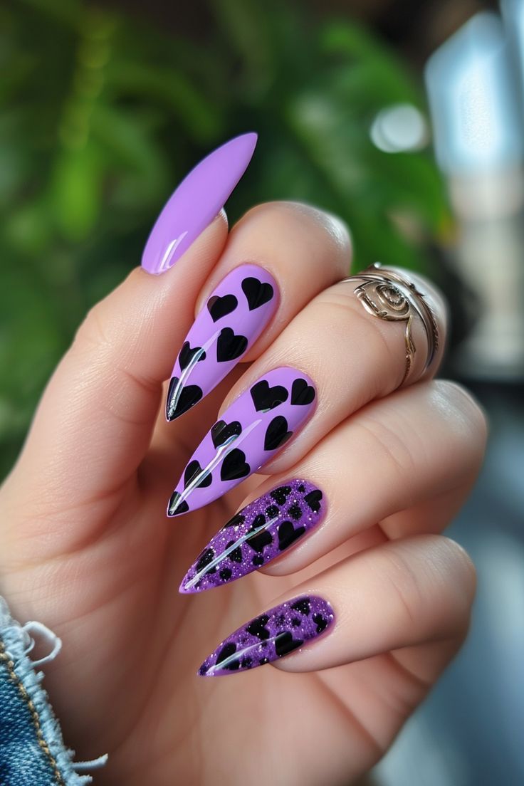 Lines Are Clean Cuticles Are Neat Visual Idea — Winter Purple Nails 2027