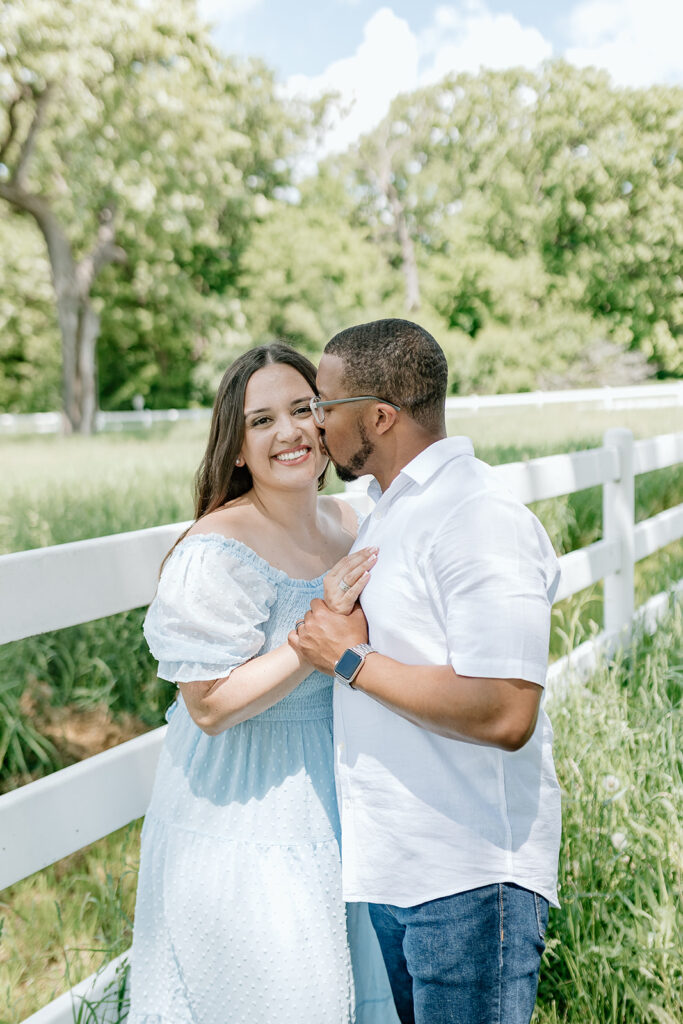 Off-the-Shoulder Charm: Light Blue Dress and Linen Shirt Off-the-Shoulder Charm: Light Blue Dress and Linen Shirt — Spring Family Photo Outfits 2027