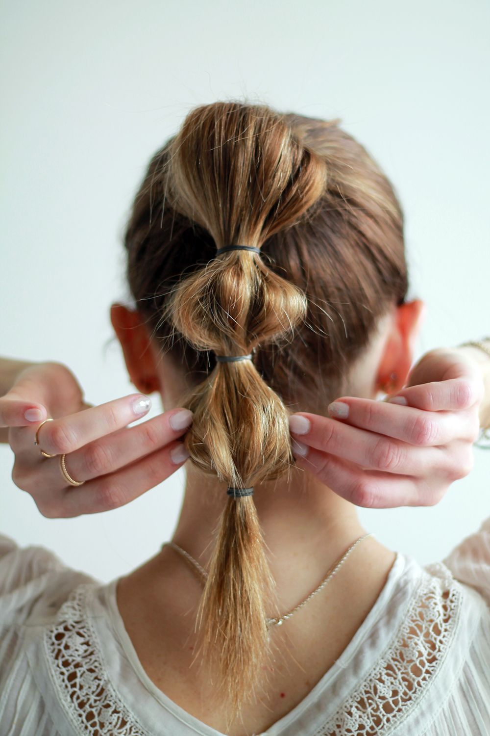 Bubble Ponytail Visual Idea Bubble Ponytail Visual Idea — Everyday Ponytail Hairstyles 2027