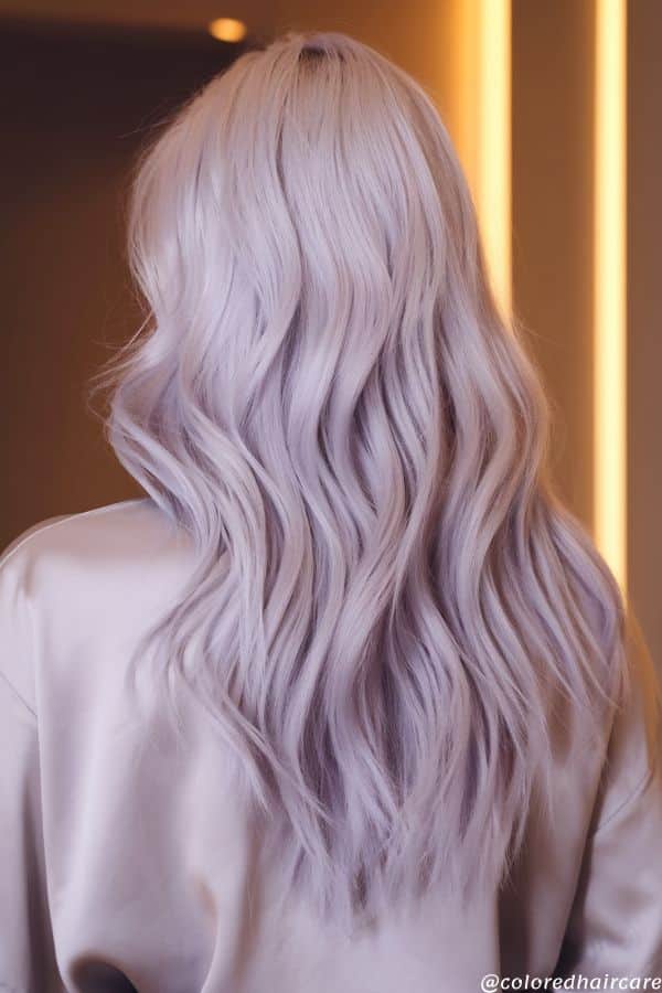 Pastel Lilac Flowing Waves Pastel Lilac Flowing Waves — Lilac Hair 2027