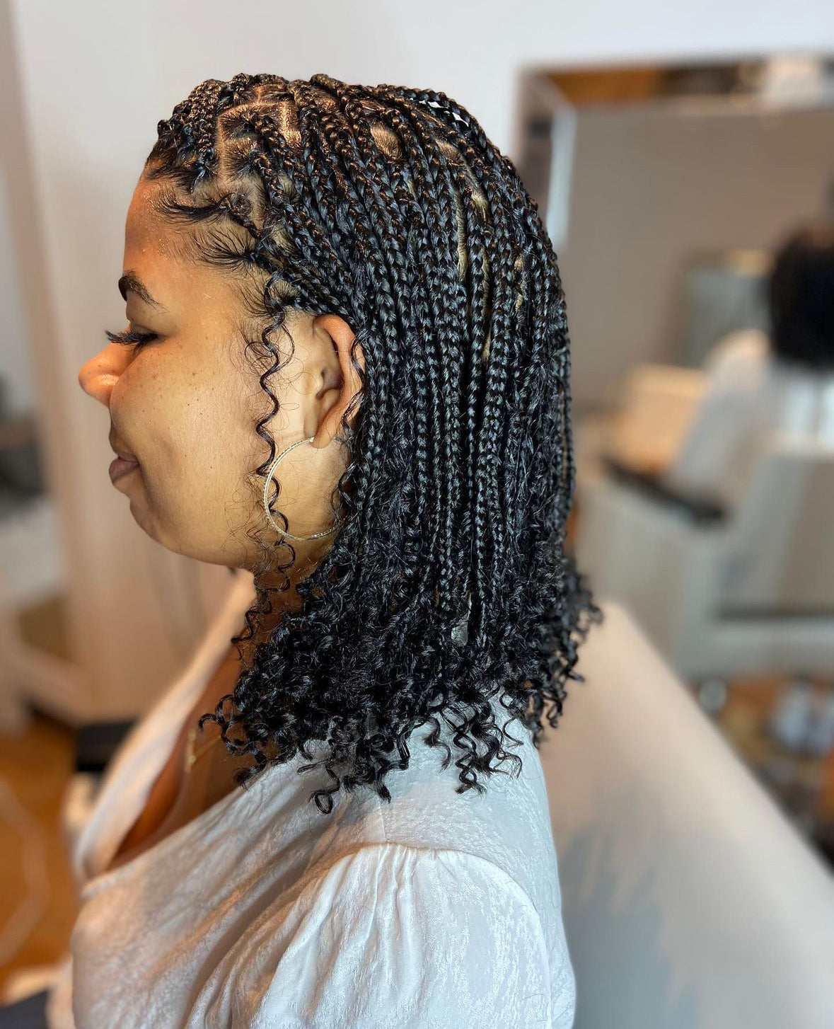 Braided Bob with Curly Ends Braided Bob with Curly Ends — Hairstyles 2027 for Black Women