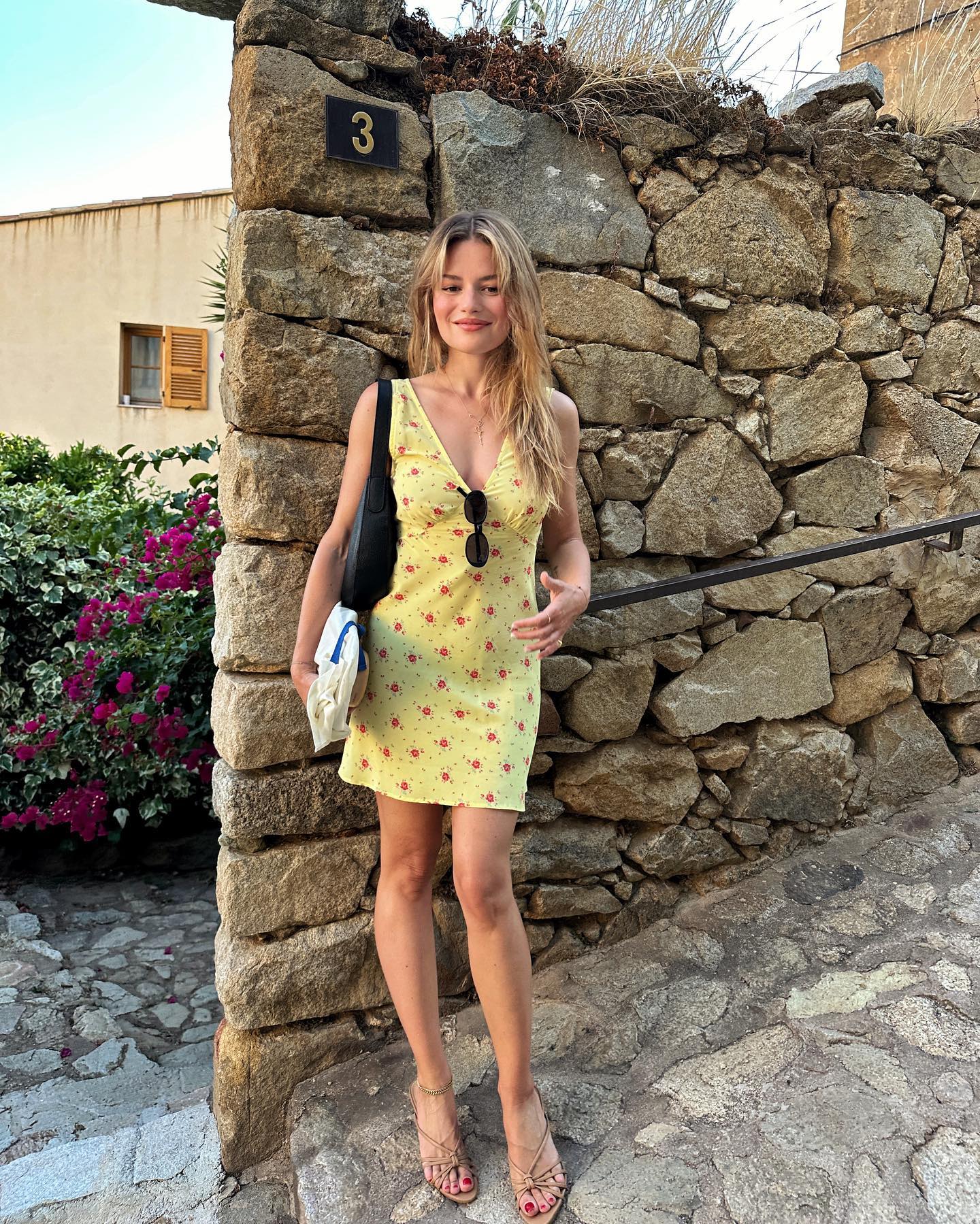 Vacation Ready: Floral Print Mini Dress with Strappy Heels Vacation Ready: Floral Print Mini Dress with Strappy Heels — Summer Outfits 2027 for Teens