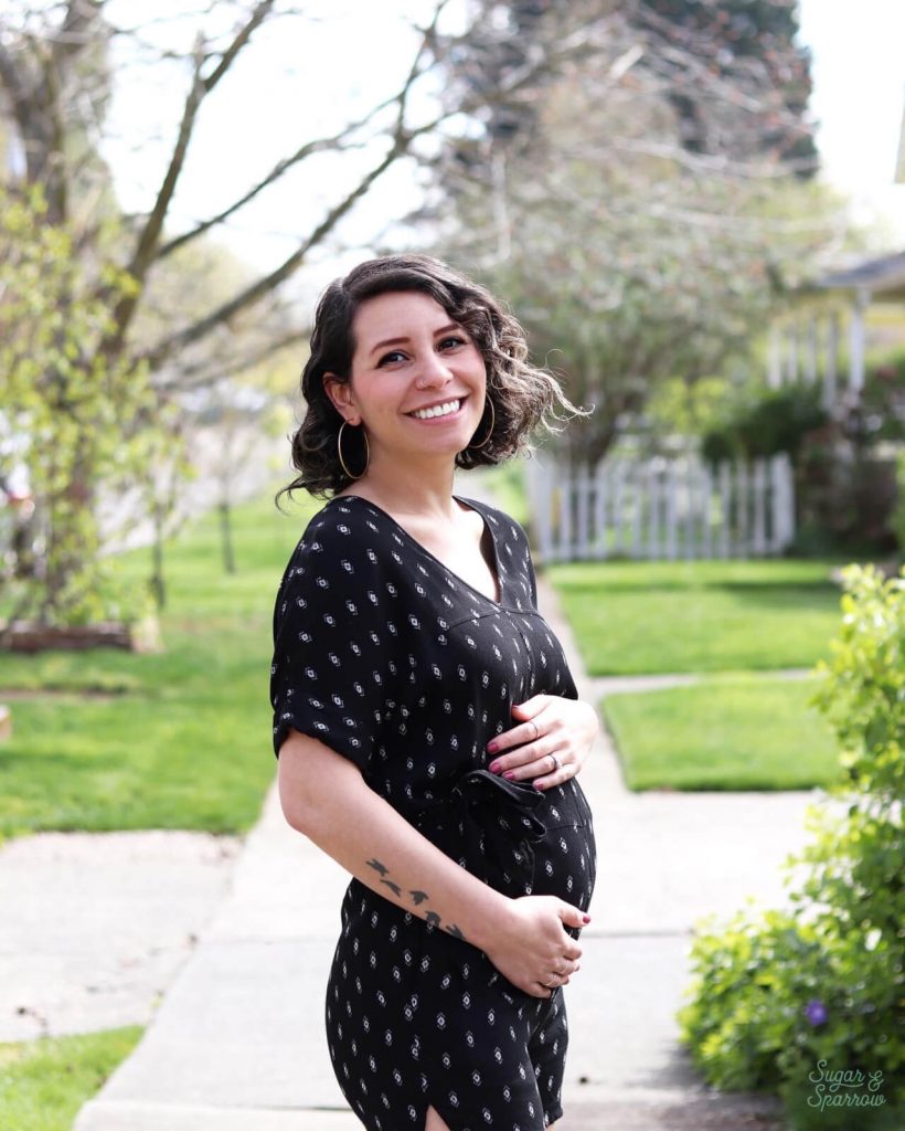 Patterned Dress with Sneakers for a Casual Reveal Patterned Dress with Sneakers for a Casual Reveal — Gender Reveal Outfits 2027