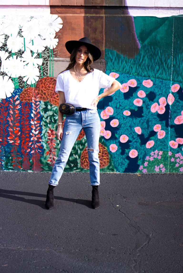 Casual Edge with Ripped Denim and Hat — Mom Jeans 2027