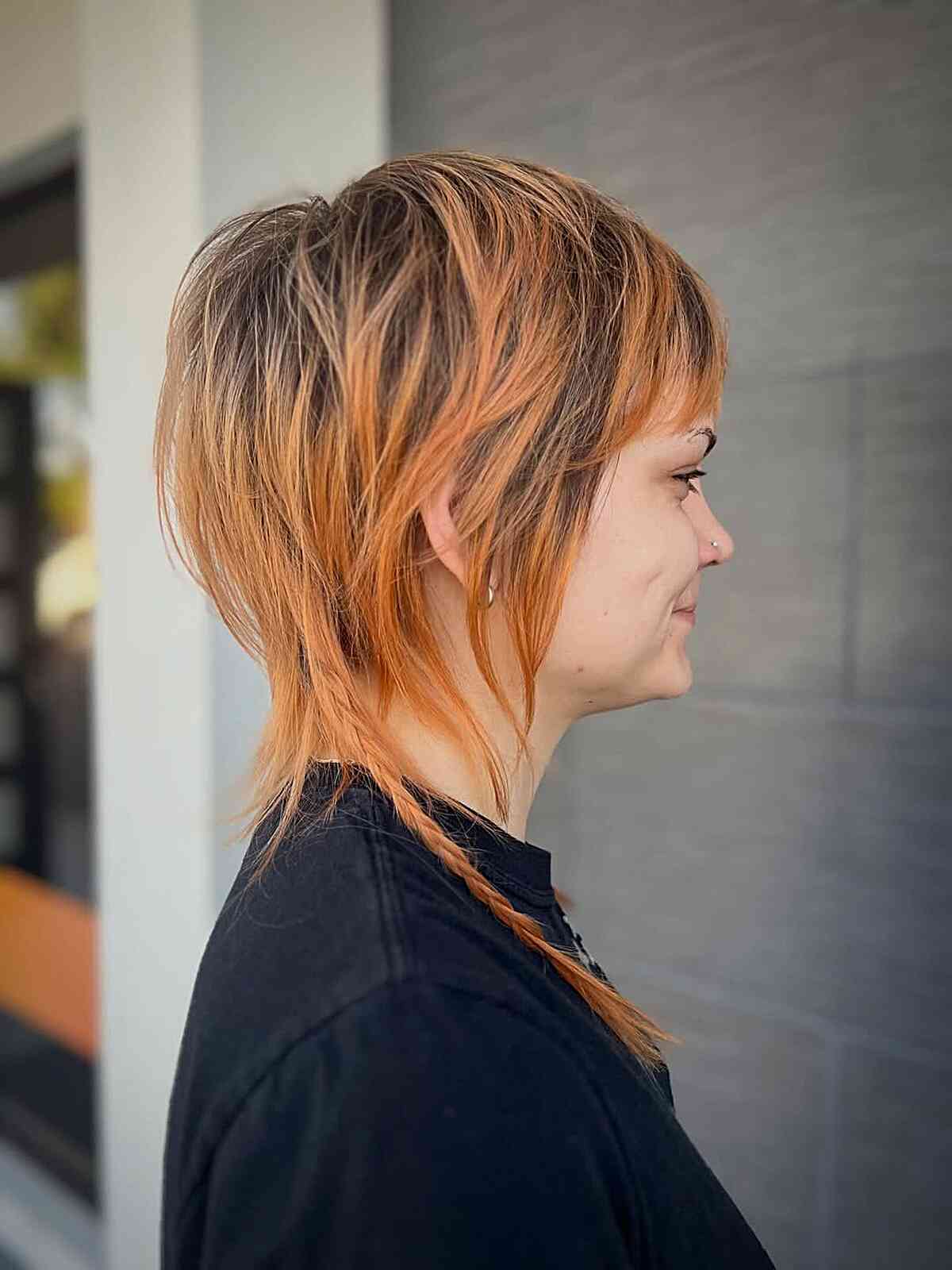 Copper Shaggy Mullet — Alt Hairstyles 2027