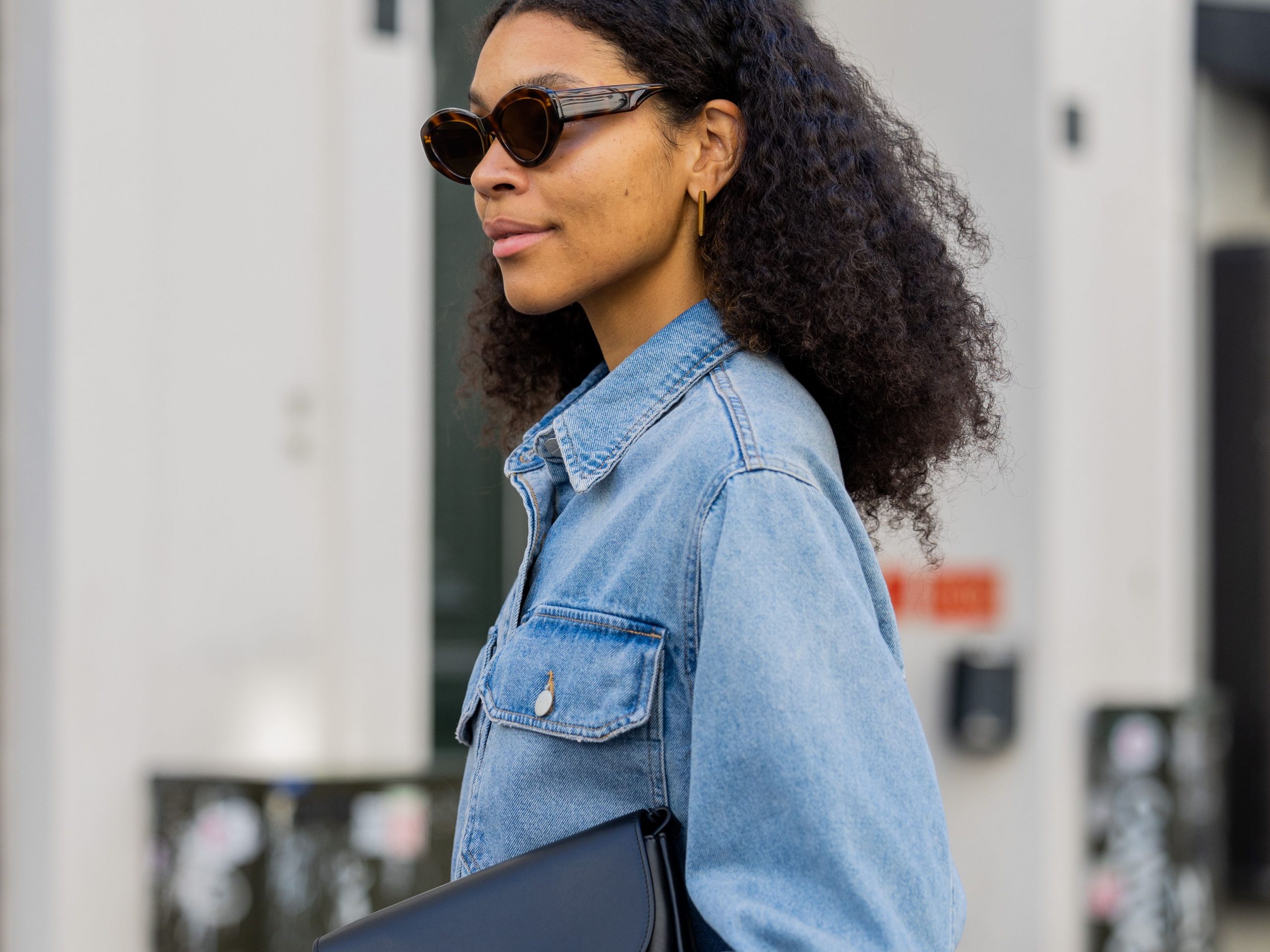 Light Wash Denim Jacket Texture Detail — Denim Jackets 2027