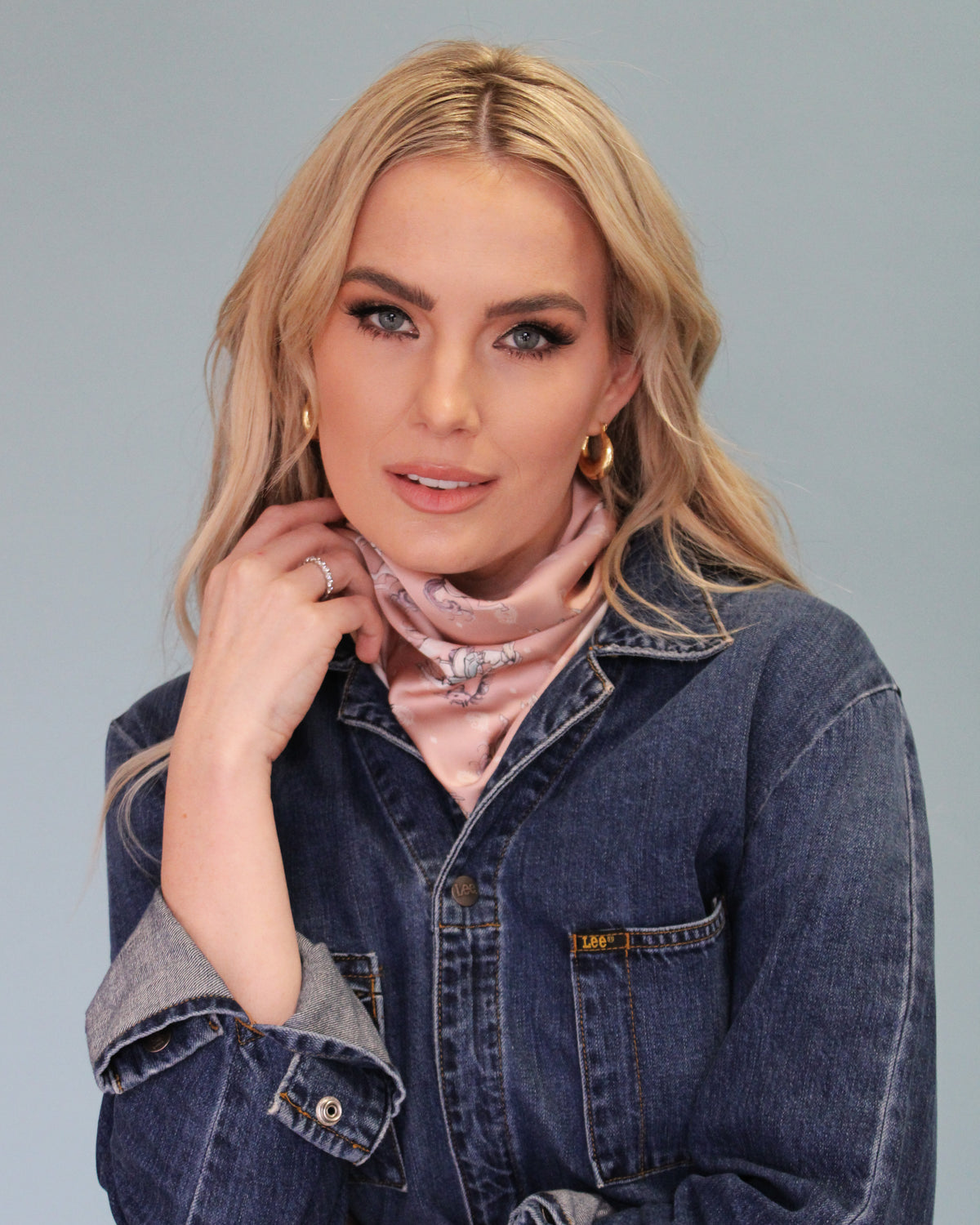 Mid-Back Natural Curls With Yellow Scarf — Rodeo Hairstyles 2027