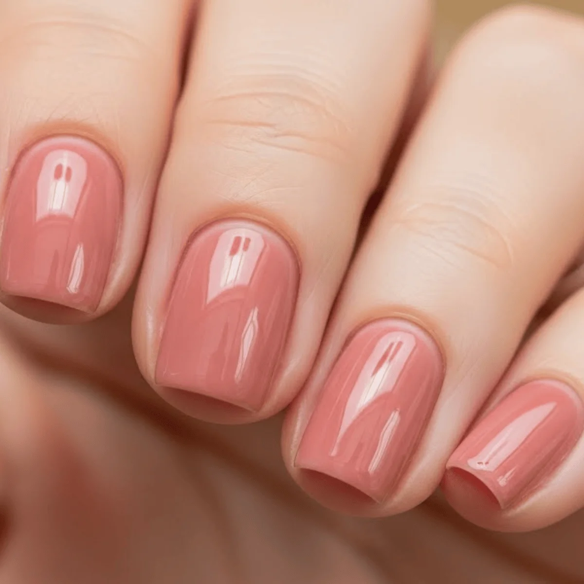 Perfect Short Square Neutral Pinky-Nude Perfect Short Square Neutral Pinky-Nude — Interview Nails 2027