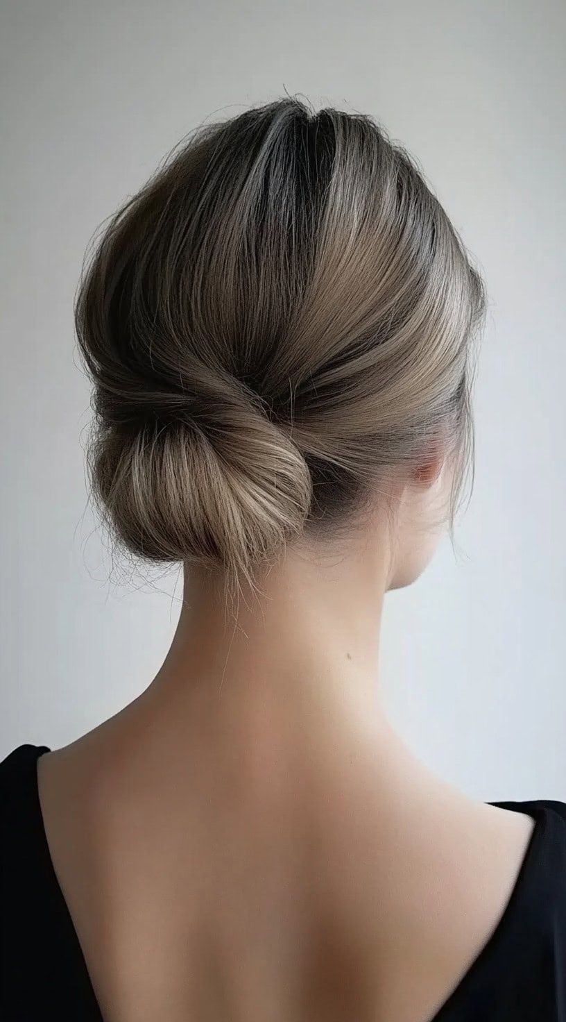 Soft Undone Texture Visual Idea Soft Undone Texture Visual Idea — Messy Low Bun 2027