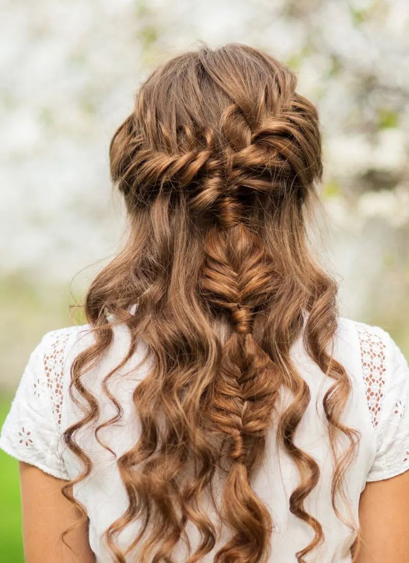Medium Brown With Caramel Highlights Visual Idea — Down Birthday Hairstyles 2027