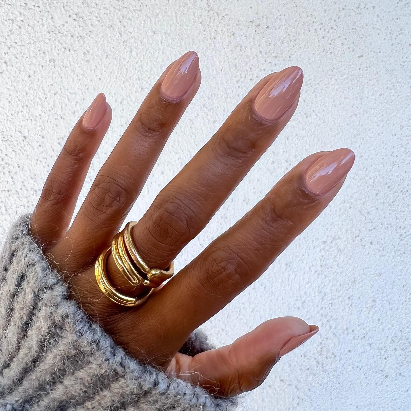 High Gloss Visual Idea — Almond Nails 2027 for Chubby Fingers